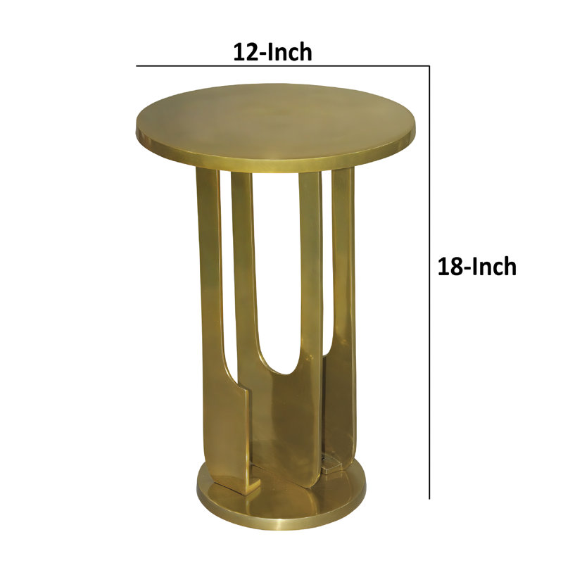 Everly Quinn Pedestal End Table Wayfair